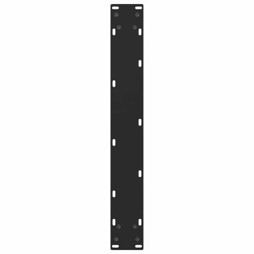 vidaXL Πόδια Τραπεζιού Μπαρ 2 τεμ. Μαύρα 60x(100-101)cm Ατσάλι