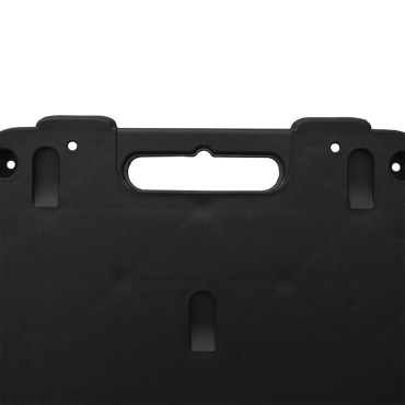 vidaXL Τρόλεϊ Μεταφοράς 3 Τεμ. Μαύρα 58 x 38 x 12 εκ. Πολυπροπυλένιο