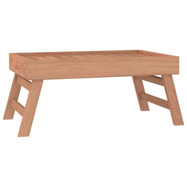 vidaXL Δίσκος Πτυσσόμενος 55x35x25cm από Μασίφ Ξύλο Teak 1 τεμ.