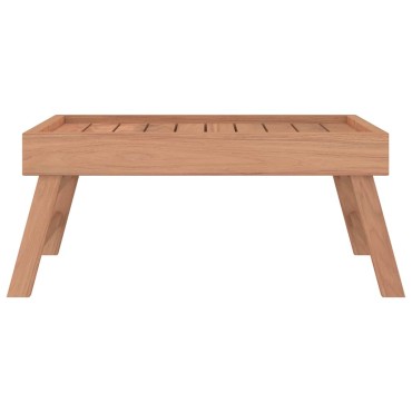 vidaXL Δίσκος Πτυσσόμενος 55x35x25cm από Μασίφ Ξύλο Teak 1 τεμ.
