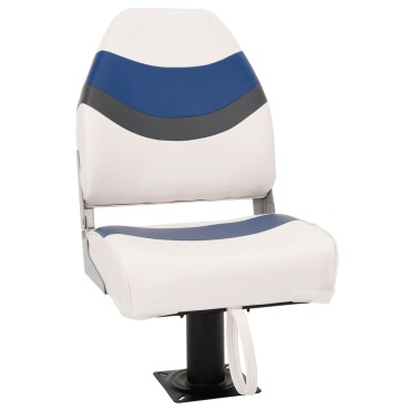 vidaXL Κάθισμα Σκάφους Σετ 4 τεμ. με Ψηλή Πλάτη Αναδιπλούμενο