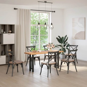 vidaXL Πόδια Κονσόλας 2 τεμ. Μαύρα 28x(72-73)cm Ατσάλι