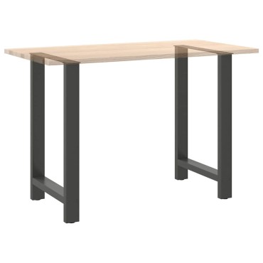 vidaXL Πόδια Τραπεζιού Μπαρ 2 τεμ. Ανθρακί 60x(90-91)cm Ατσάλι