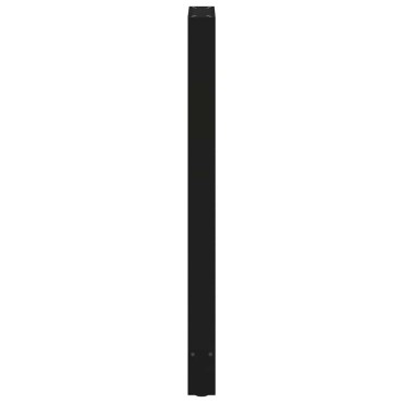 vidaXL Πόδια Τραπεζιού Μπαρ 2 τεμ. Μαύρα 40x (110-111)cm Ατσάλι