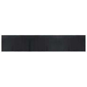 vidaXL Χαλί Ορθογώνιο Μαύρο 60x300cm από Μπαμπού