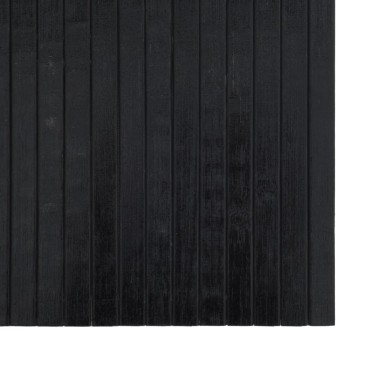 vidaXL Χαλί Ορθογώνιο Μαύρο 60x300cm από Μπαμπού