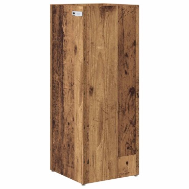 vidaXL Σχέδιο & βάση αποθήκευσης Παλιό ξύλο 25 x 24,5 x 64 εκ.