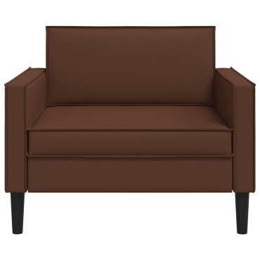 vidaXL Πολυθρόνα XL Καφέ Τεχνητό Δέρμα 105x84x91cm 1 τεμ.