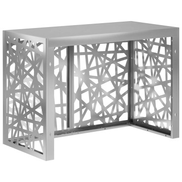 vidaXL Κάλυμμα κλιματιστικού Ασημί 100 x 50 x 70 cm