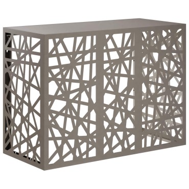 vidaXL Κάλυμμα κλιματιστικού Σκ rusty 110 x 50 x 80 cm