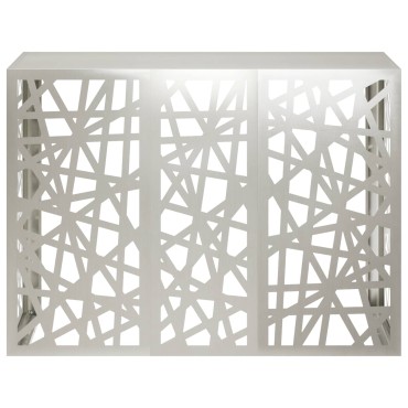 vidaXL Κάλυμμα κλιματιστικού Ασημί 110 x 50 x 80 cm Ανοξείδωτο Ατσάλι