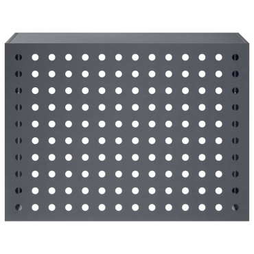 vidaXL Κάλυμμα κλιματιστικού Ανθρακί 110 x 50 x 80 cm Ατσάλι