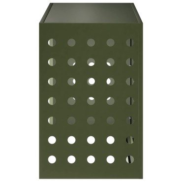 vidaXL Κάλυμμα κλιματιστικού Λαδί 90 x 40 x 60 εκ Ατσάλι