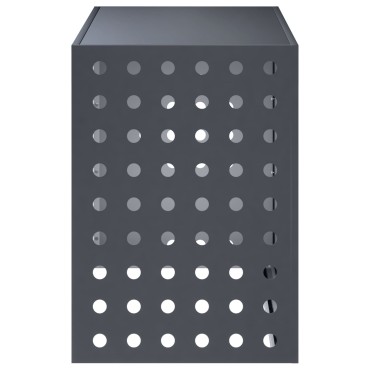 vidaXL Κάλυμμα κλιματιστικού Ανθρακί 100 x 50 x 70 cm Ατσάλι