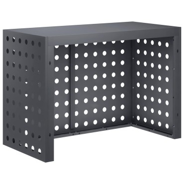 vidaXL Κάλυμμα κλιματιστικού Ανθρακί 100 x 50 x 70 cm Ατσάλι