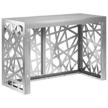 vidaXL Κάλυμμα κλιματιστικού Ασημί 90 x 40 x 60 εκ