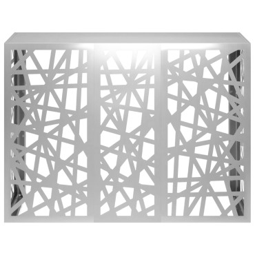 vidaXL Κάλυμμα κλιματιστικού Ασημί 110 x 50 x 80 cm