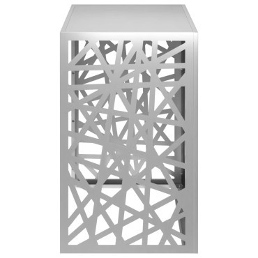 vidaXL Κάλυμμα κλιματιστικού Ασημί 110 x 50 x 80 cm