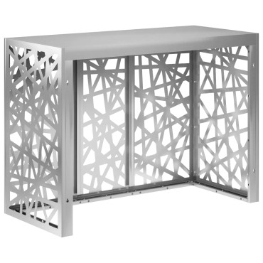 vidaXL Κάλυμμα κλιματιστικού Ασημί 110 x 50 x 80 cm