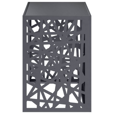 vidaXL Κάλυμμα κλιματιστικού Ανθρακί 100 x 50 x 70 cm Ατσάλι