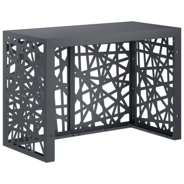 vidaXL Κάλυμμα κλιματιστικού Ανθρακί 100 x 50 x 70 cm Ατσάλι
