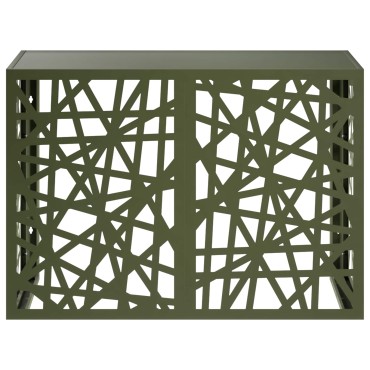 vidaXL Κάλυμμα κλιματιστικού Λαδί 100 x 50 x 70 cm Ατσάλι