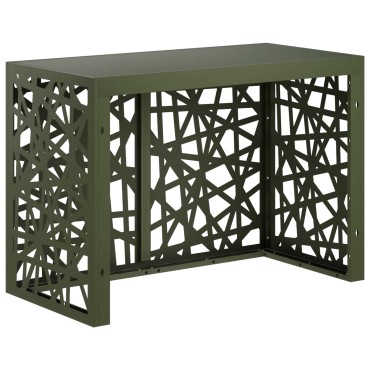vidaXL Κάλυμμα κλιματιστικού Λαδί 100 x 50 x 70 cm Ατσάλι