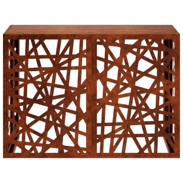 vidaXL Κάλυμμα κλιματιστικού Σκ rusty 100 x 50 x 70 cm