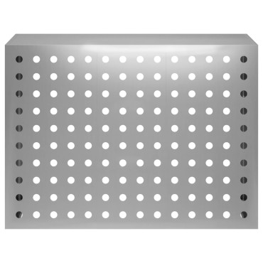 vidaXL Κάλυμμα κλιματιστικού Ασημί 110 x 50 x 80 cm
