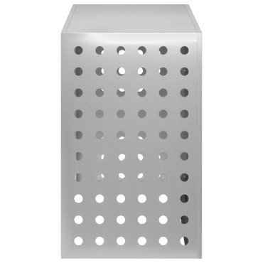 vidaXL Κάλυμμα κλιματιστικού Ασημί 110 x 50 x 80 cm