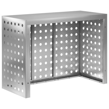vidaXL Κάλυμμα κλιματιστικού Ασημί 110 x 50 x 80 cm