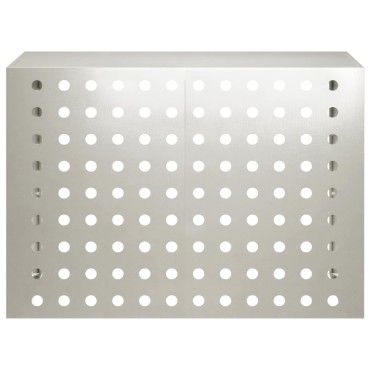 vidaXL Κάλυμμα κλιματιστικού Ασημί 100 x 50 x 70 cm Ανοξείδωτο Ατσάλι
