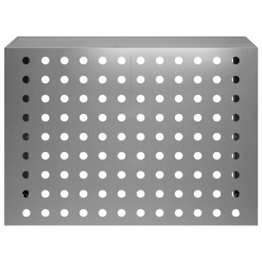 vidaXL Κάλυμμα κλιματιστικού Ασημί 100 x 50 x 70 cm