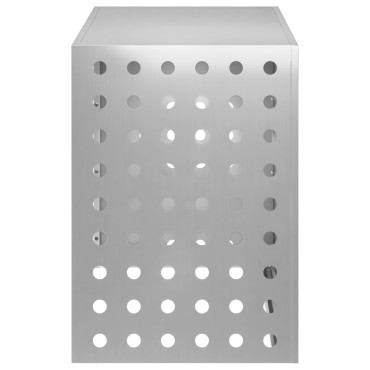 vidaXL Κάλυμμα κλιματιστικού Ασημί 100 x 50 x 70 cm