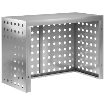 vidaXL Κάλυμμα κλιματιστικού Ασημί 100 x 50 x 70 cm