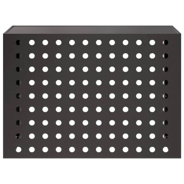 vidaXL Κάλυμμα κλιματιστικού Μαύρο 100 x 50 x 70 cm Ατσάλι