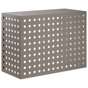 vidaXL Κάλυμμα κλιματιστικού Σκ rusty 110 x 50 x 80 cm