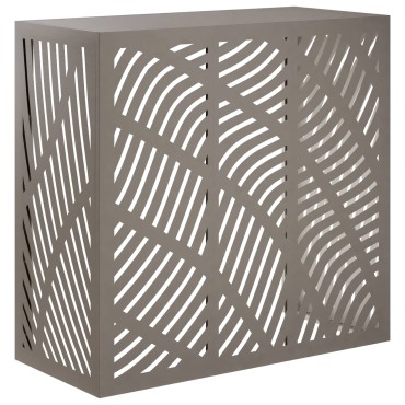 vidaXL Κάλυμμα κλιματιστικού Σκ rusty 110 x 50 x 105 εκ