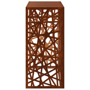 vidaXL Κάλυμμα κλιματιστικού Σκ rusty 110 x 50 x 105 εκ