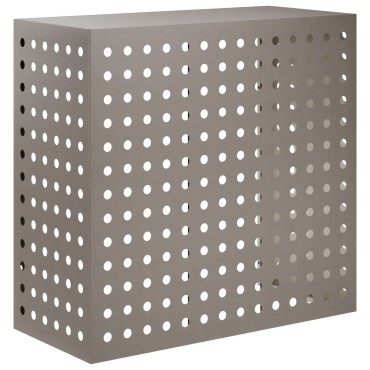 vidaXL Κάλυμμα κλιματιστικού Σκ rusty 110 x 50 x 105 εκ