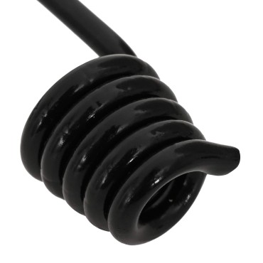 vidaXL Άγκιστρα 24 τεμ. Μαύρο 6 mm x 5 cm Ατσάλι