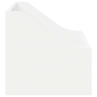 vidaXL Κουτί LP 2 τμχ. Λευκό 37 x 33 x 32 εκ. Επεξεργασμένο Ξύλο