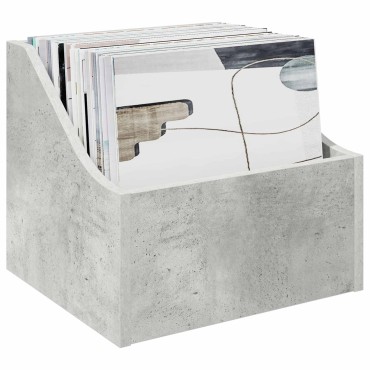 vidaXL Κουτί LP 2 τμχ. Γκρι Σκυροδέματος 37 x 33 x 32 εκ.