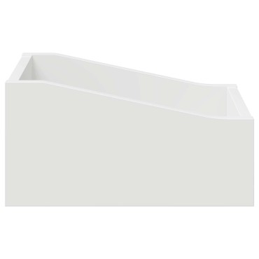 vidaXL Κουτί LP 2 τμχ. Λευκό 23 x 33 x 16 εκ. Επεξεργασμένο Ξύλο