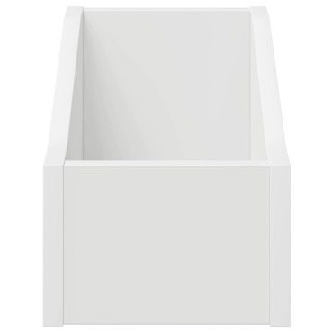 vidaXL Κουτί LP Λευκό 18 x 32 x 18 εκ. Επεξεργασμένο Ξύλο