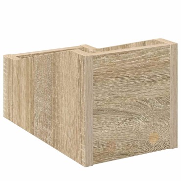 vidaXL Κουτί LP Sonoma Δρυς 18 x 32 x 18 εκ. Επεξεργασμένο Ξύλο