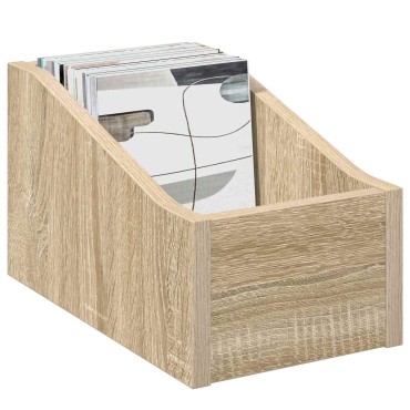 vidaXL Κουτί LP 2 τμχ. Sonoma Δρυς 18 x 32 x 18 εκ. Επεξεργασμένο Ξύλο