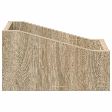vidaXL Κουτί LP 2 τμχ. Sonoma Δρυς 18 x 32 x 18 εκ. Επεξεργασμένο Ξύλο