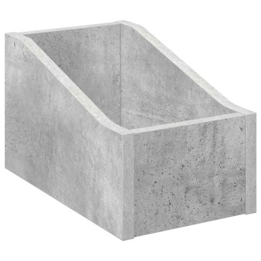 vidaXL Κουτί LP Γκρι Σκυροδέματος 18 x 32 x 18 εκ. Επεξεργασμένο Ξύλο