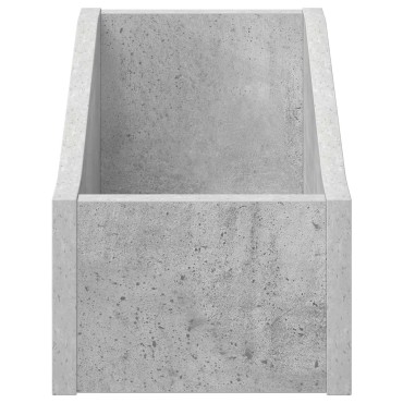 vidaXL Κουτί LP Γκρι Σκυροδέματος 18 x 32 x 18 εκ. Επεξεργασμένο Ξύλο